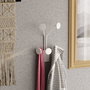 Wallity Giraffe-B Gancho de pared metálico Blanco